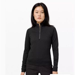 Lululemon Engineered Warmth Half Zip, black